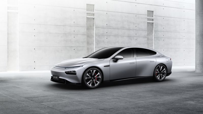 EV Startup XPENG Motors Debuts its New P7 Electric Coupe at Auto Shanghai