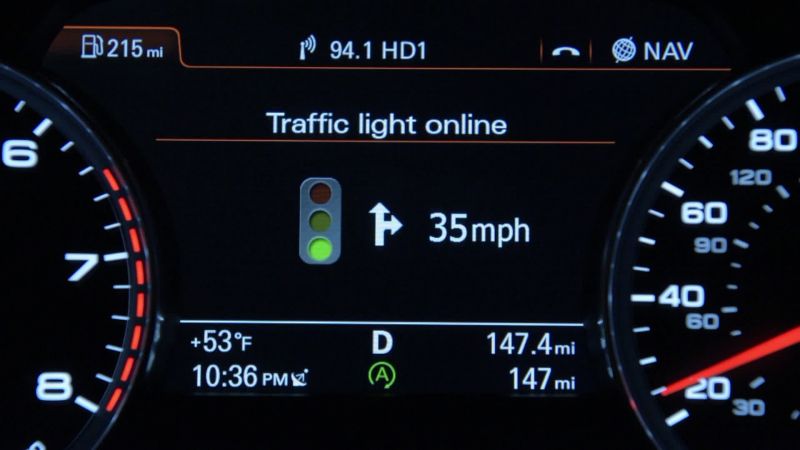 Audi Vehicles Can Now Communicate with Traffic Lights in Düsseldorf, Germany