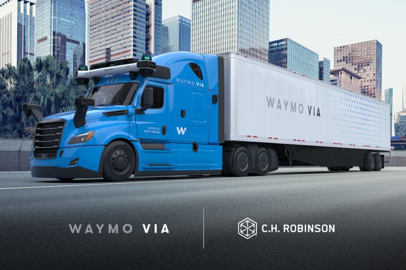 Waymo is Deploying Self-Driving Trucks in Texas in a New Partnership with Fleet Operator C.H. Robinson 