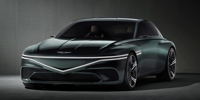 The Genesis X Speedium Coupe EV Concept Debuts in New York City