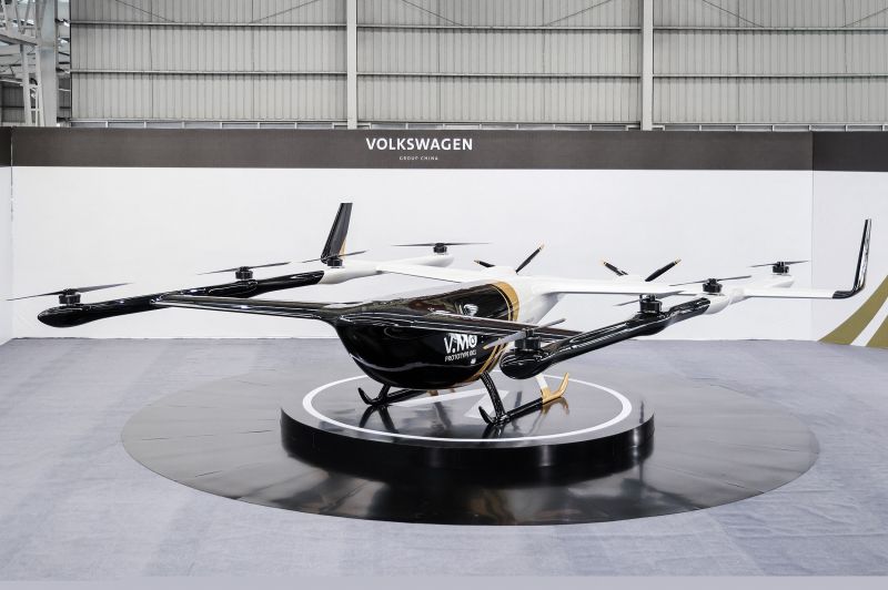 Volkswagen Group China Unveils its ‘Flying Tiger' Electric Vertical Take-Off and Landing (eVTOL) Passenger Aircraft Prototype