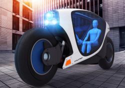 Get to Know Each Other Aboard This Self-Driving Motorcycle