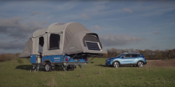 Nissan Envisions Old Leaf EV Batteries Powering Camping Trips