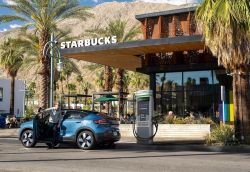 Volvo Cars USA is Building an EV Charging Network at Starbucks Locations Along a 1,350-Mile Route Between Seattle & Denver  