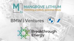 BMW iVentures Announces Lead Investment in Mangrove Lithium, a Company Developing ‘Green Lithium’ Refining Technology