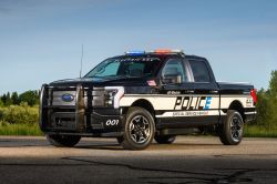 Ford Unveils the F-150 Lightning Special Service Vehicle, a Fully Electric Pickup for Police Departments