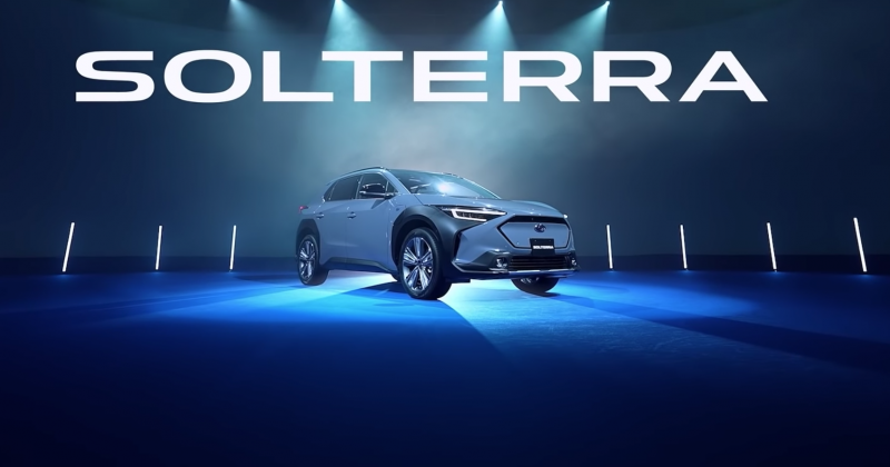 Subaru Reveals the Solterra SUV, its First Fully-Electric Vehicle Jointly Developed With Toyota