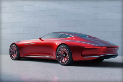 The Vision Mercedes-Maybach 6 coupe concept is a retro-futuristic stunner
